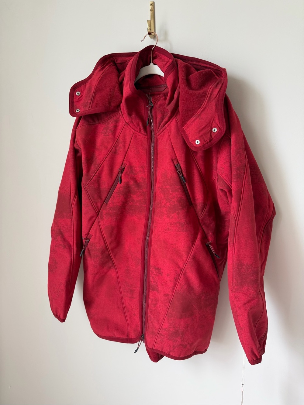 FP Movement Red canyon crushin parka coat with Hood